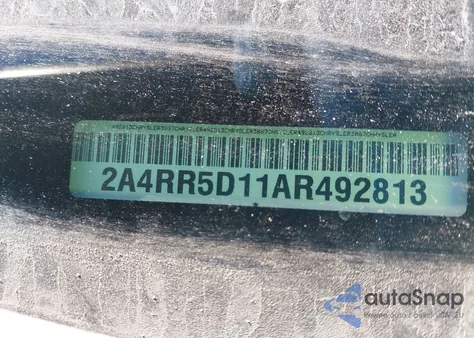 2010 Chrysler Town & Country Touring из США, поврежденный, VIN 2A4RR5D11AR492813